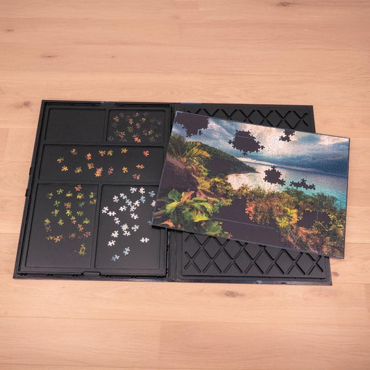 Ravensburger Store & Go für Puzzles mit bis zu 1000 Teilen, Kombination aus Puzzle-Sortierschale und Puzzleunterlage, Zubehör zur Aufbewahrung von Puzzles