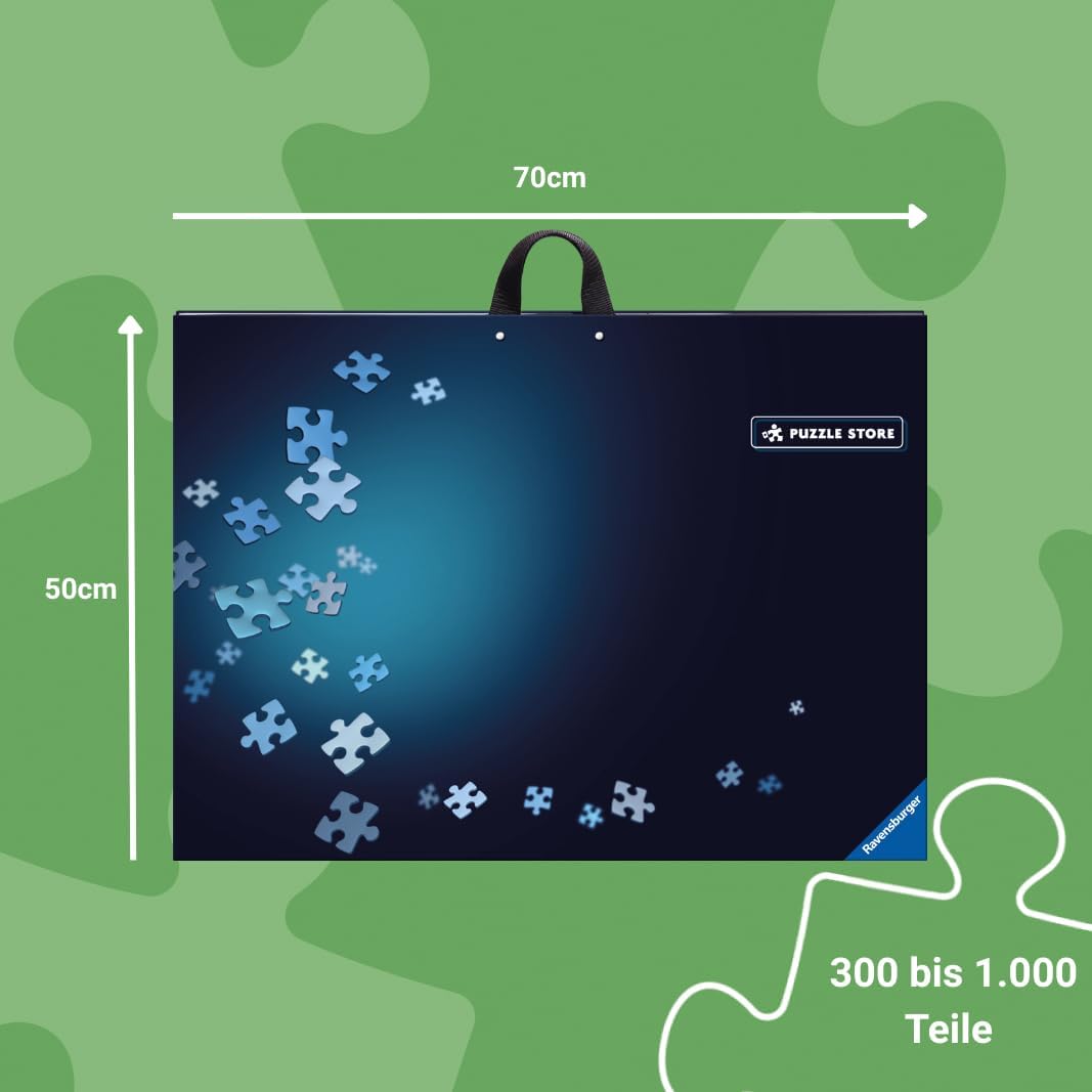 Ravensburger Store & Go für Puzzles mit bis zu 1000 Teilen, Kombination aus Puzzle-Sortierschale und Puzzleunterlage, Zubehör zur Aufbewahrung von Puzzles