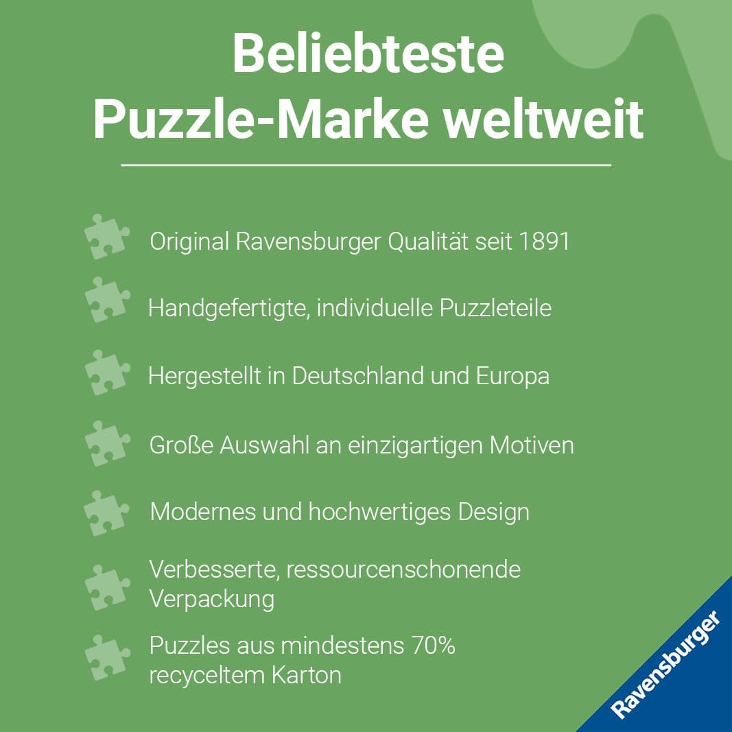 Ravensburger Store & Go für Puzzles mit bis zu 1000 Teilen, Kombination aus Puzzle-Sortierschale und Puzzleunterlage, Zubehör zur Aufbewahrung von Puzzles