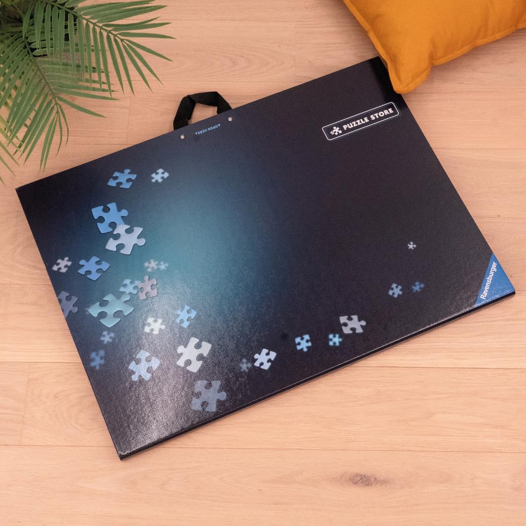 Ravensburger Store & Go für Puzzles mit bis zu 1000 Teilen, Kombination aus Puzzle-Sortierschale und Puzzleunterlage, Zubehör zur Aufbewahrung von Puzzles