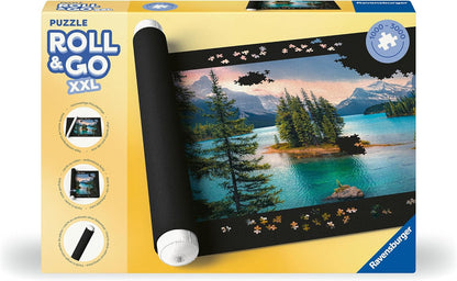 Ravensburger Puzzle Roll & Go XXL - Puzzlematte für Puzzles mit bis zu 3000 Teilen, Puzzleunterlage zum Rollen, Praktisches Zubehör zur Aufbewahrung von Puzzles
